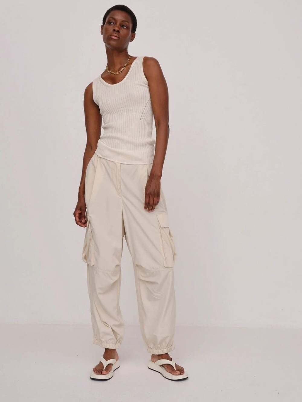 Herskind Pants Edwin Cargo Creamy Utility Size 32